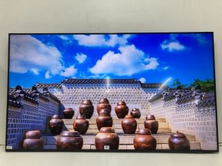 SAMSUNG 65" TV MODEL UE65DU7100 (LINE ON SCREEN, NO REMOTE, NO STAND, NO BOX)