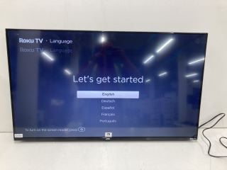 JVC 43" TV MODEL LT-43CR330 (DISPLAY FAULT, NO REMOTE, NO STAND, WITH BOX)