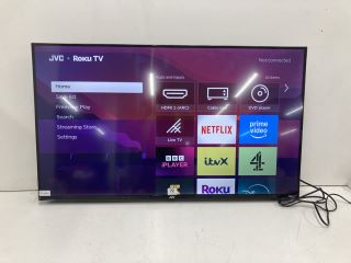 JVC 43" TV MODEL LT-43CR330 (NO REMOTE, WITH STAND NO FITTINGS, WITH BOX)