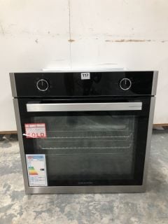 GRUNDIG GEBM19300XC ELECTRIC INTEGRATED OVEN - STAINLESS STEEL (EX DISPLAY)