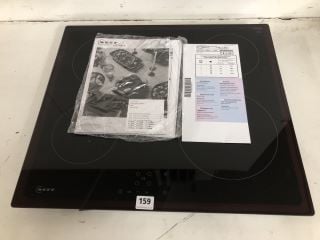 NEFF N50 T16NBE1L ELECTRIC HOB, 60CM WIDE, 4 BURNERS, TOUCH CONTROL, BLACK, INTEGRATED RRP: £269 (EX DISPLAY)