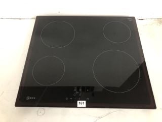 NEFF N50 T16NBE1L ELECTRIC HOB, 60CM WIDE, 4 BURNERS, TOUCH CONTROL, BLACK, INTEGRATED RRP: £269 (EX DISPLAY)