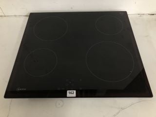 NEFF N50 T16NBE1L ELECTRIC HOB, 60CM WIDE, 4 BURNERS, TOUCH CONTROL, BLACK, INTEGRATED RRP: £269 (EX DISPLAY)