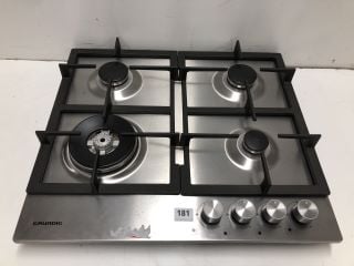 GRUNDIG GIGA6234250X 60 CM GAS HOB - STAINLESS STEEL RRP: £209 (EX DISPLAY)