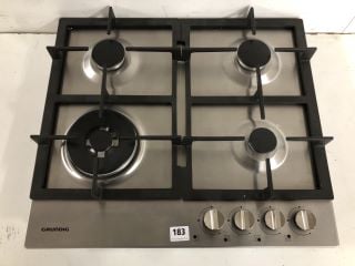 GRUNDIG GIGA6234250X 60 CM GAS HOB - STAINLESS STEEL RRP: £209 (EX DISPLAY)