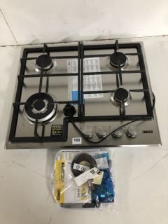 ZANUSSI ZGH66424XX GAS HOB 60CM 4 BURNER IN STAINLESS STEEL RRP: £219 (EX DISPLAY)