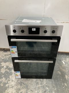 ZANUSSI ZKH L3X1 FANCOOK ELECTRIC DOUBLE OVEN - STAINLESS STEEL RRP: £509 (EX DISPLAY)