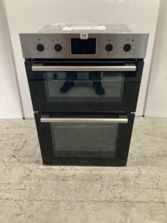 ZANUSSI INTEGRATED DOUBLE OVEN MODEL: ZKHNL3X1 (EX DISPLAY) RRP: £509