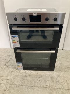 ZANUSSI INTEGRATED DOUBLE OVEN MODEL: ZKHNL3X1 (EX DISPLAY) RRP: £509