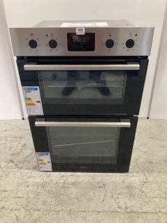 ZANUSSI INTEGRATED DOUBLE OVEN MODEL: ZKHNL3X1 (EX DISPLAY) RRP: £509