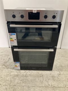 ZANUSSI INTEGRATED DOUBLE OVEN MODEL: ZKHNL3X1 (EX DISPLAY) RRP: £509