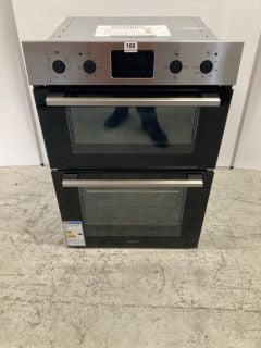 ZANUSSI INTEGRATED DOUBLE OVEN MODEL: ZKHNL3X1 (EX DISPLAY) RRP: £509