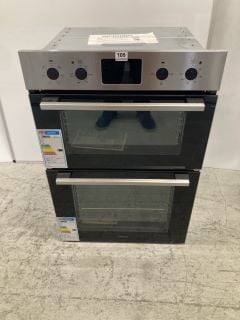 ZANUSSI INTEGRATED DOUBLE OVEN MODEL: ZKHNL3X1 (EX DISPLAY) RRP: £509