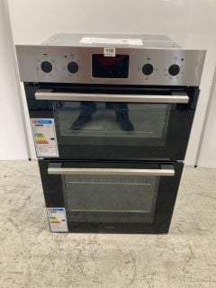 ZANUSSI INTEGRATED DOUBLE OVEN MODEL: ZKHNL3X1 (EX DISPLAY) RRP: £509