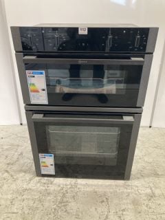 NEFF INTEGRATED DOUBLE OVEN MODEL: U1ACE2HG0B (EX DISPLAY) RRP: £799