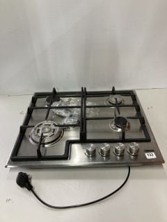 ZANUSSI 4 BURNER GAS HOB MODEL: ZGH66424XX (EX DISPLAY) RRP: £199