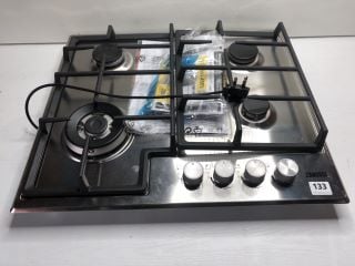 ZANUSSI 4 BURNER GAS HOB MODEL: ZGH66424XX (EX DISPLAY) RRP: £199