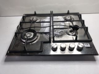 ZANUSSI 4 BURNER GAS HOB MODEL: ZGH66424XX (EX DISPLAY) RRP: £199