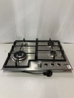 ZANUSSI 4 BURNER GAS HOB MODEL: ZGH66424XX (EX DISPLAY) RRP: £199