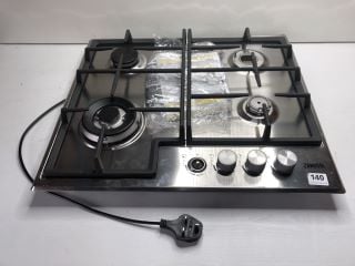 ZANUSSI 4 BURNER GAS HOB MODEL: ZGH66424XX (EX DISPLAY) RRP: £199