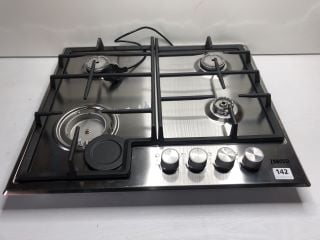 ZANUSSI 4 BURNER GAS HOB MODEL: ZGH66424XX (EX DISPLAY) RRP: £199