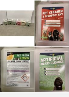 QTY OF ITEMS INC PET CLEANER