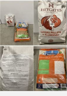 2 X ITEMS INC HEYGATES LAYERS PELLETS + FLUBENVET