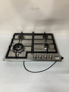 ZANUSSI 4 BURNER GAS HOB MODEL: ZGH66424XX (EX DISPLAY) RRP: £199