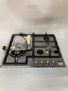 ZANUSSI 4 BURNER GAS HOB MODEL: ZGH66424XX (EX DISPLAY) RRP: £199