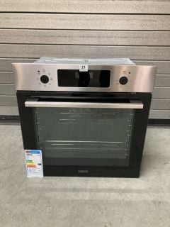 ZANUSSI INTEGRATED SINGLE OVEN MODEL: ZOHCX3X2 (EX DISPLAY) RRP: £359