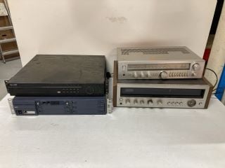 4 X ITEMS INC TRIO STEREO TUNER AMPLIFIER