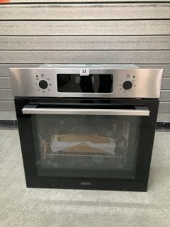 ZANUSSI INTEGRATED SINGLE OVEN MODEL: ZOHCX3X2 (EX DISPLAY) RRP: £359