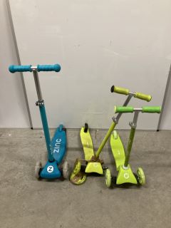 4 X KIDS SCOOTERS INC ZINC