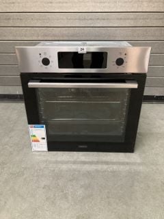 ZANUSSI INTEGRATED SINGLE OVEN MODEL: ZOHCX3X2 (EX DISPLAY) RRP: £359