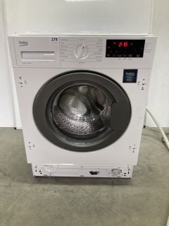 BEKO INTEGRATED 8KG WASHING MACHINE MODEL: WTIK84121 (EX DISPLAY) RRP: £349