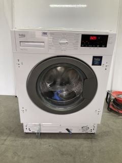 BEKO INTEGRATED 8KG WASHING MACHINE MODEL: WTIK84121 (EX DISPLAY) RRP: £349