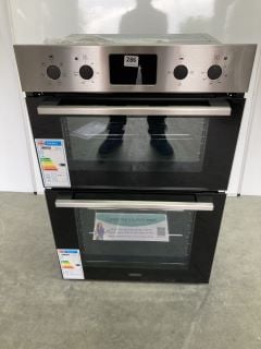 ZANUSSI INTEGRATED DOUBLE OVEN MODEL: ZKHNL3X1 (EX DISPLAY) RRP: £509