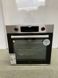 BEKO INTEGRATED SINGLE OVEN MODEL: BBIE22300XFP (EX DISPLAY)  RRP: £229