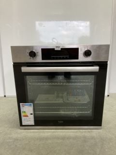 BEKO INTEGRATED SINGLE OVEN MODEL: BBIE22300XFP (EX DISPLAY)  RRP: £229