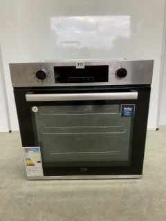 BEKO INTEGRATED SINGLE OVEN MODEL: BBIE22300XFP (EX DISPLAY)  RRP: £229