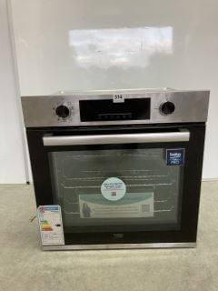 BEKO INTEGRATED SINGLE OVEN MODEL: BBIE22300XFP (EX DISPLAY)  RRP: £229