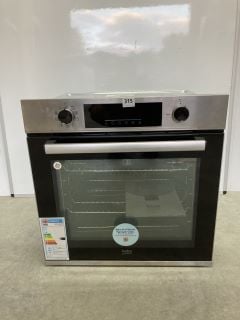 BEKO INTEGRATED SINGLE OVEN MODEL: BBIE22300XFP (EX DISPLAY)  RRP: £229