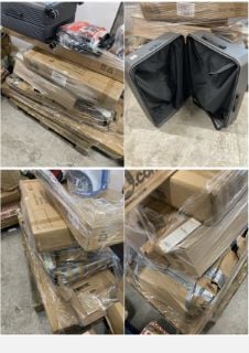 PALLET OF ITEMS INC SUITCASE