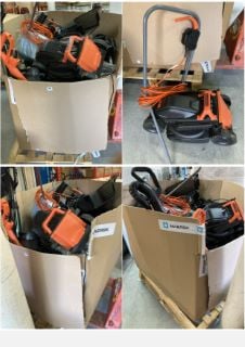 PALLET OF ITEMS INC LAWNMOWER