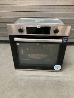 BEKO INTEGRATED SINGLE OVEN MODEL: BBIE22300XFP (EX DISPLAY) RRP: £229