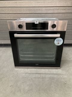 BEKO INTEGRATED SINGLE OVEN MODEL: BBIE22300XFP (EX DISPLAY) RRP: £229