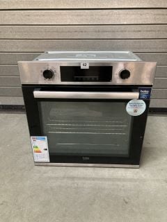 BEKO INTEGRATED SINGLE OVEN MODEL: BBIE22300XFP (EX DISPLAY) RRP: £229