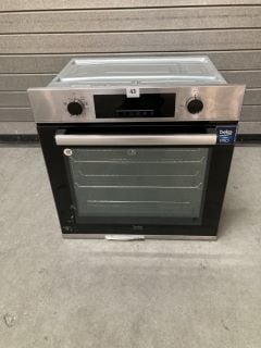 BEKO INTEGRATED SINGLE OVEN MODEL: BBIE22300XFP (EX DISPLAY) RRP: £229