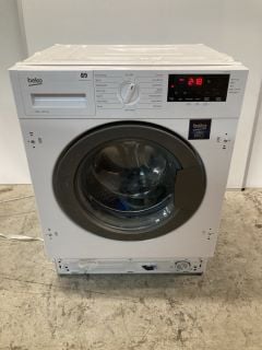 BEKO INTEGRATED 8KG WASHING MACHINE MODEL: WTIK84121 (EX DISPLAY) RRP: £349