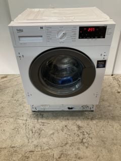 BEKO INTEGRATED 8KG WASHING MACHINE MODEL: WTIK84121 (EX DISPLAY) RRP: £349